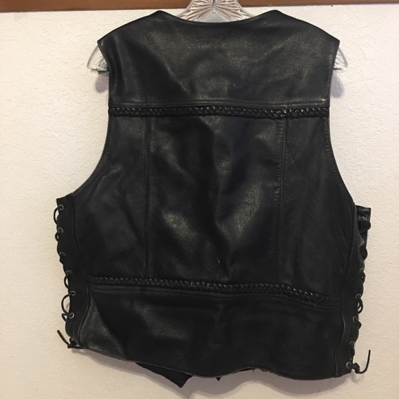 Classic Leather Gear men’s leather vest - Picture 2 of 2